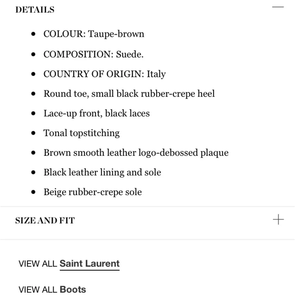 Saint Laurent Oran Chukka in Tan Suede Boots - Picture 14 of 14